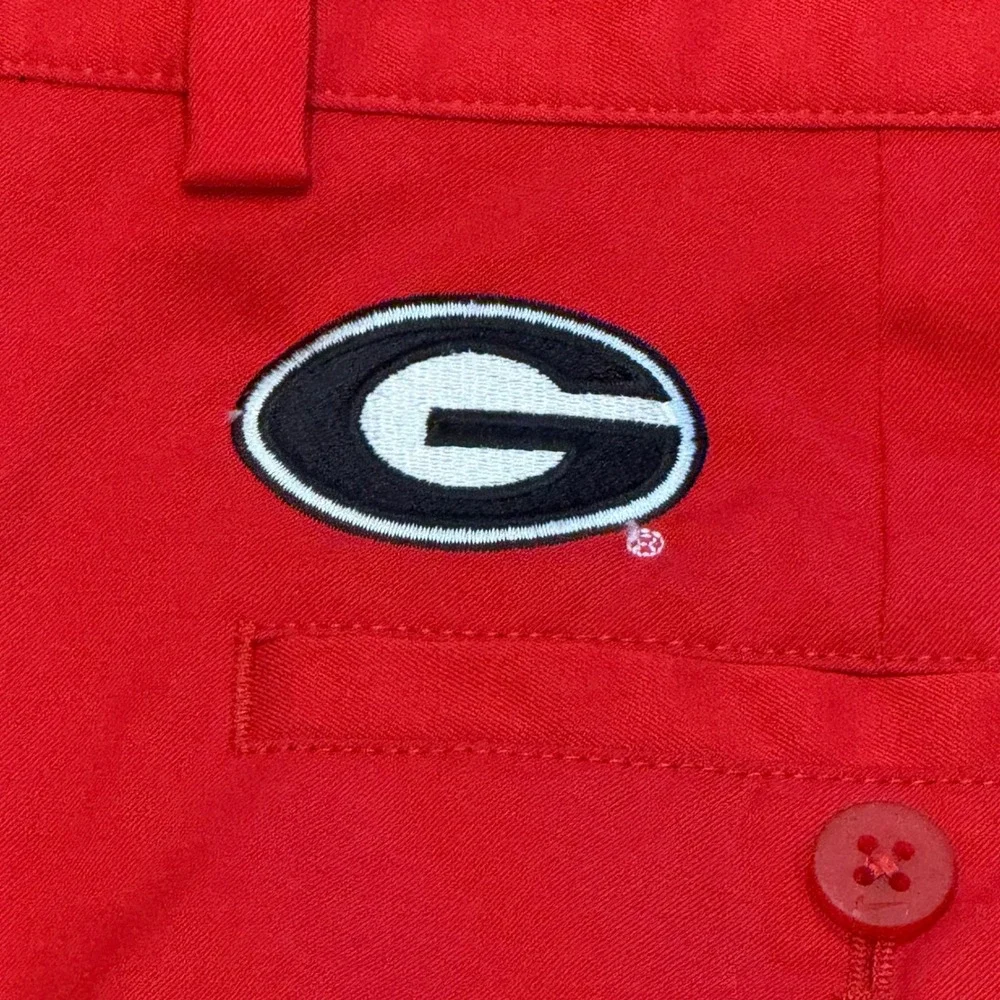 Nike Golf Men Red Georgia Bulldogs Dri-FIT Pants 38x32 UGA NCAA